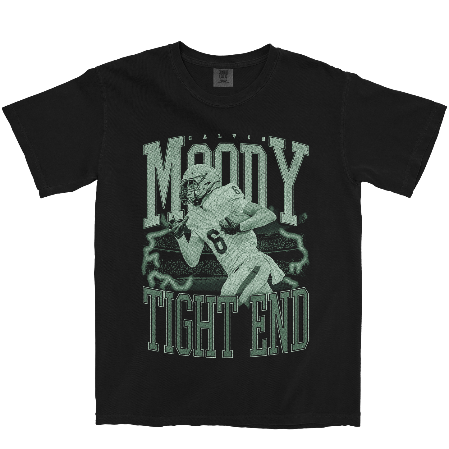CALVIN MOODY VINTAGE BLACK TEE
