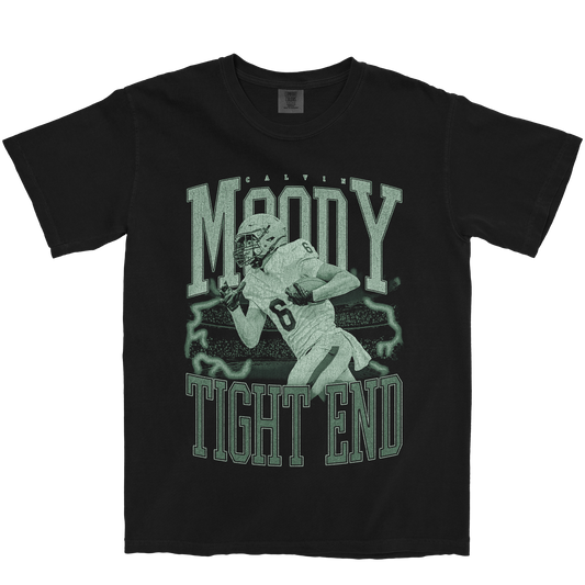 CALVIN MOODY VINTAGE BLACK TEE