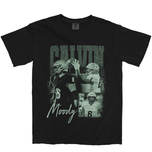 CALVIN MOODY GRAPHIC BLACK TEE