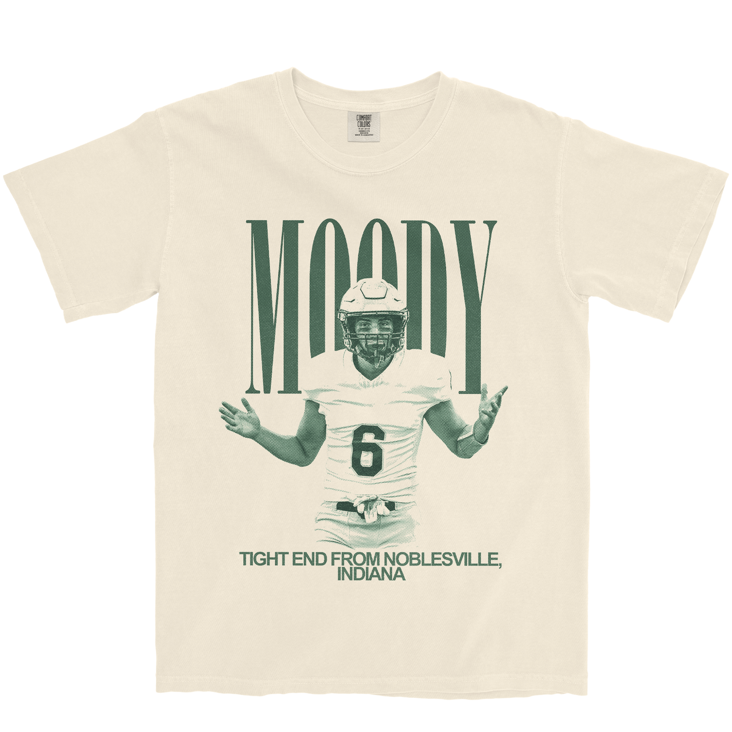 CALVIN MOODY VINTAGE IVORY TEE