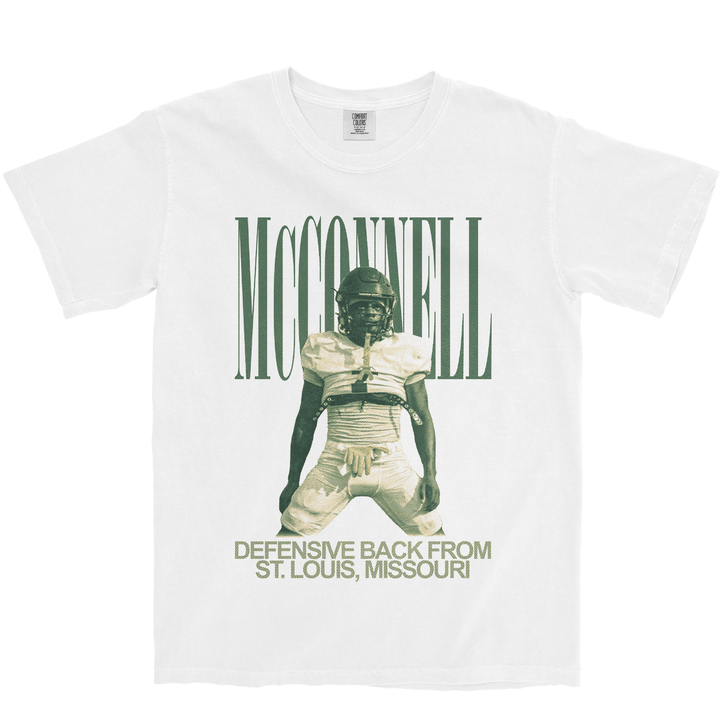 LAWRENCE MCCONNELL VINTAGE WHITE TEE
