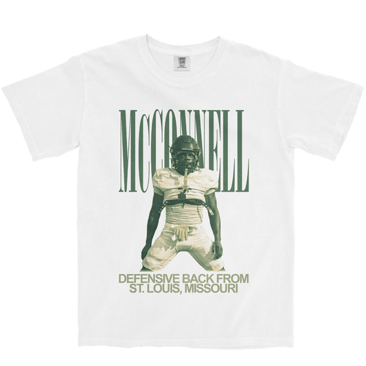 LAWRENCE MCCONNELL VINTAGE WHITE TEE