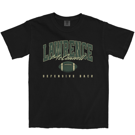 LAWRENCE MCCONNELL RETRO BLACK TEE