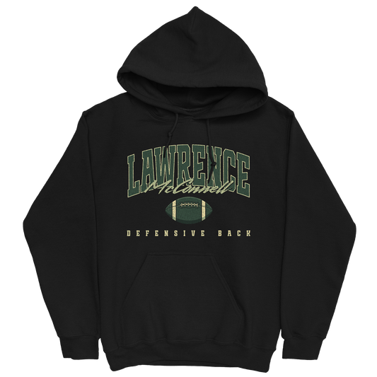 LAWRENCE MCCONNELL RETRO BLACK HOODIE