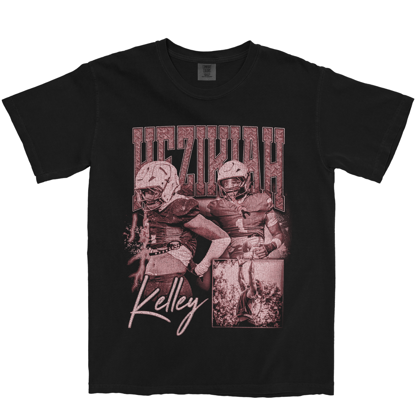 HEZIKIAH KELLEY GRAPHIC BLACK TEE