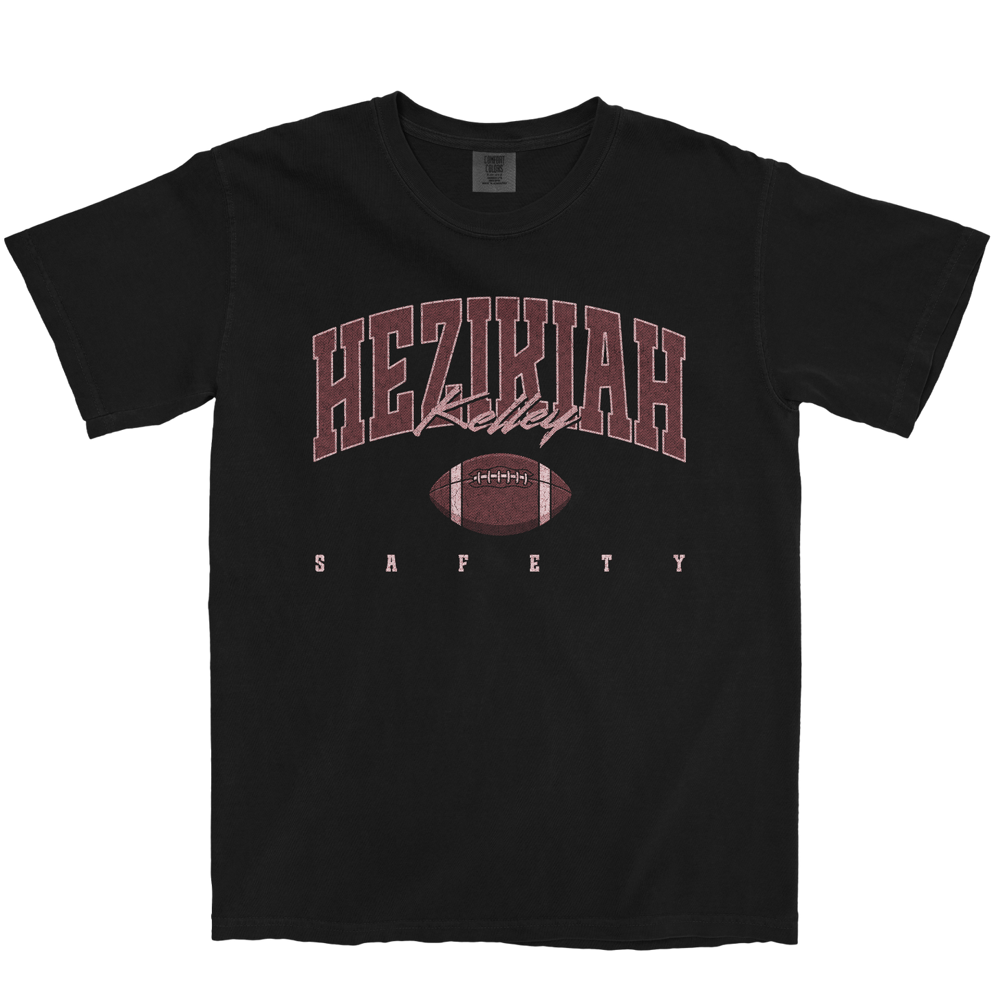HEZIKIAH KELLEY RETRO BLACK TEE