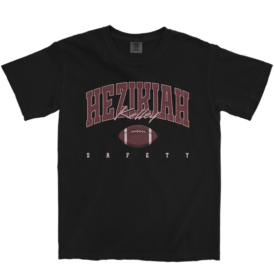 HEZIKIAH KELLEY RETRO BLACK TEE