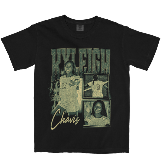 KYLEIGH CHAVIS GRAPHIC BLACK TEE