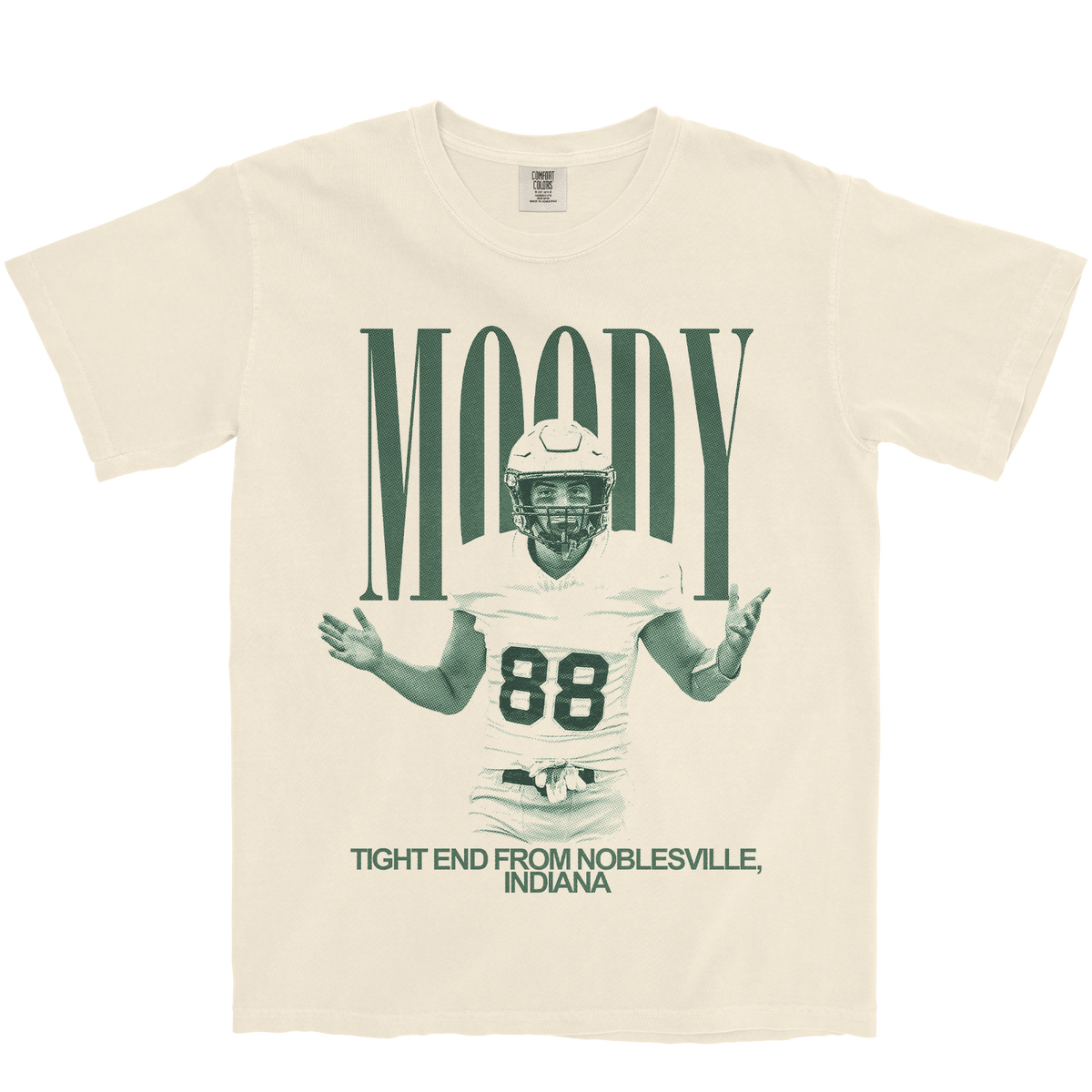 CALVIN MOODY VINTAGE IVORY TEE