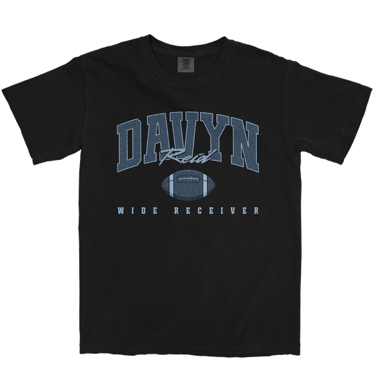 DAVYN REID RETRO BLACK TEE