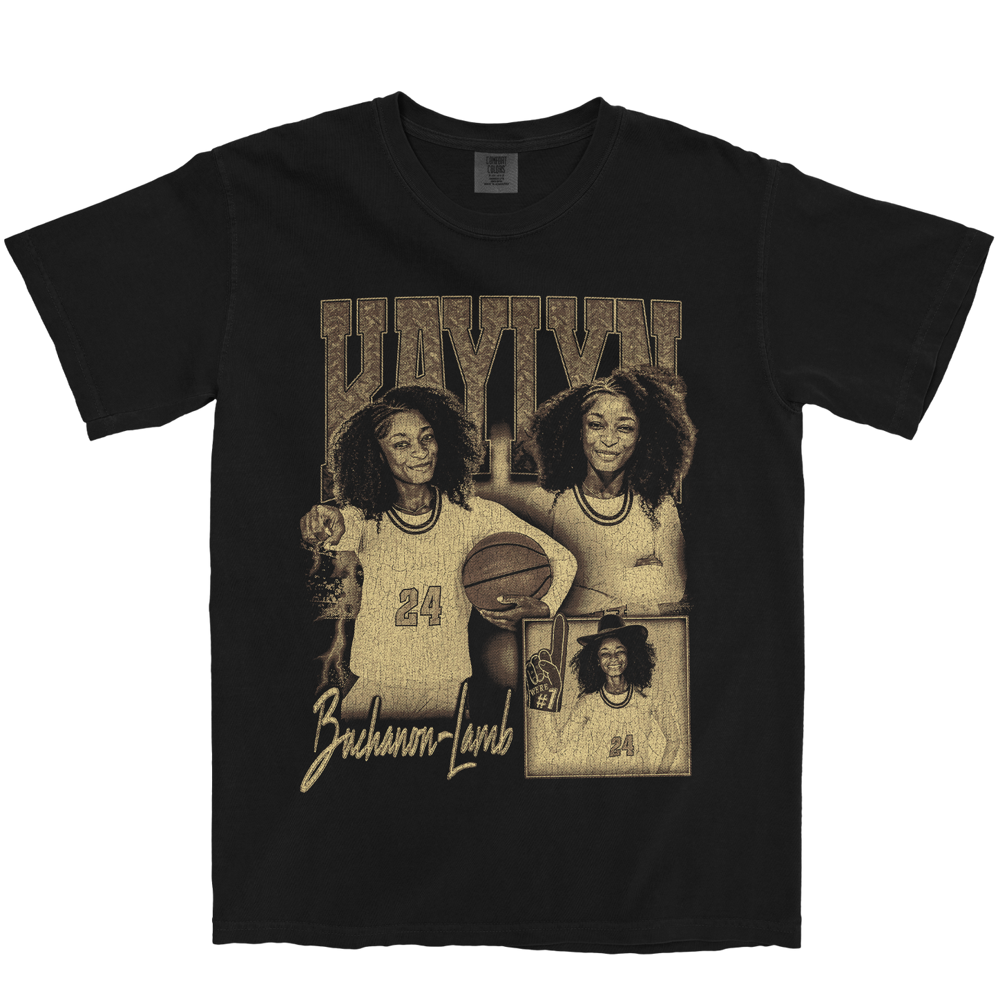 KAYLYN BUCHANON-LAMB GRAPHIC BLACK TEE