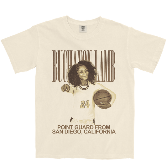 KAYLYN BUCHANON-LAMB VINTAGE IVORY TEE