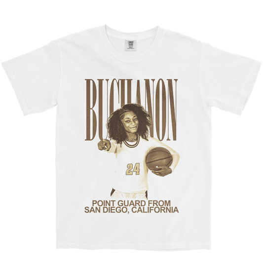 KAYLYN BUCHANON VINTAGE WHITE TEE