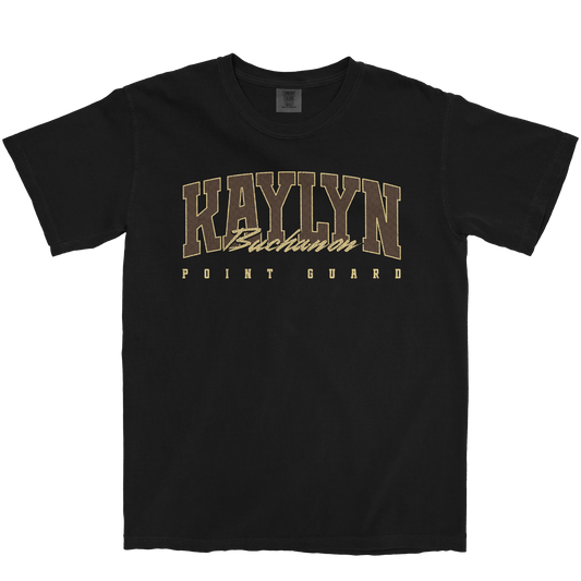 KAYLYN BUCHANON RETRO BLACK TEE