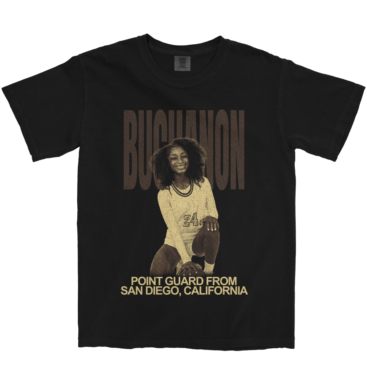 KAYLYN BUCHANON VINTAGE BLACK TEE