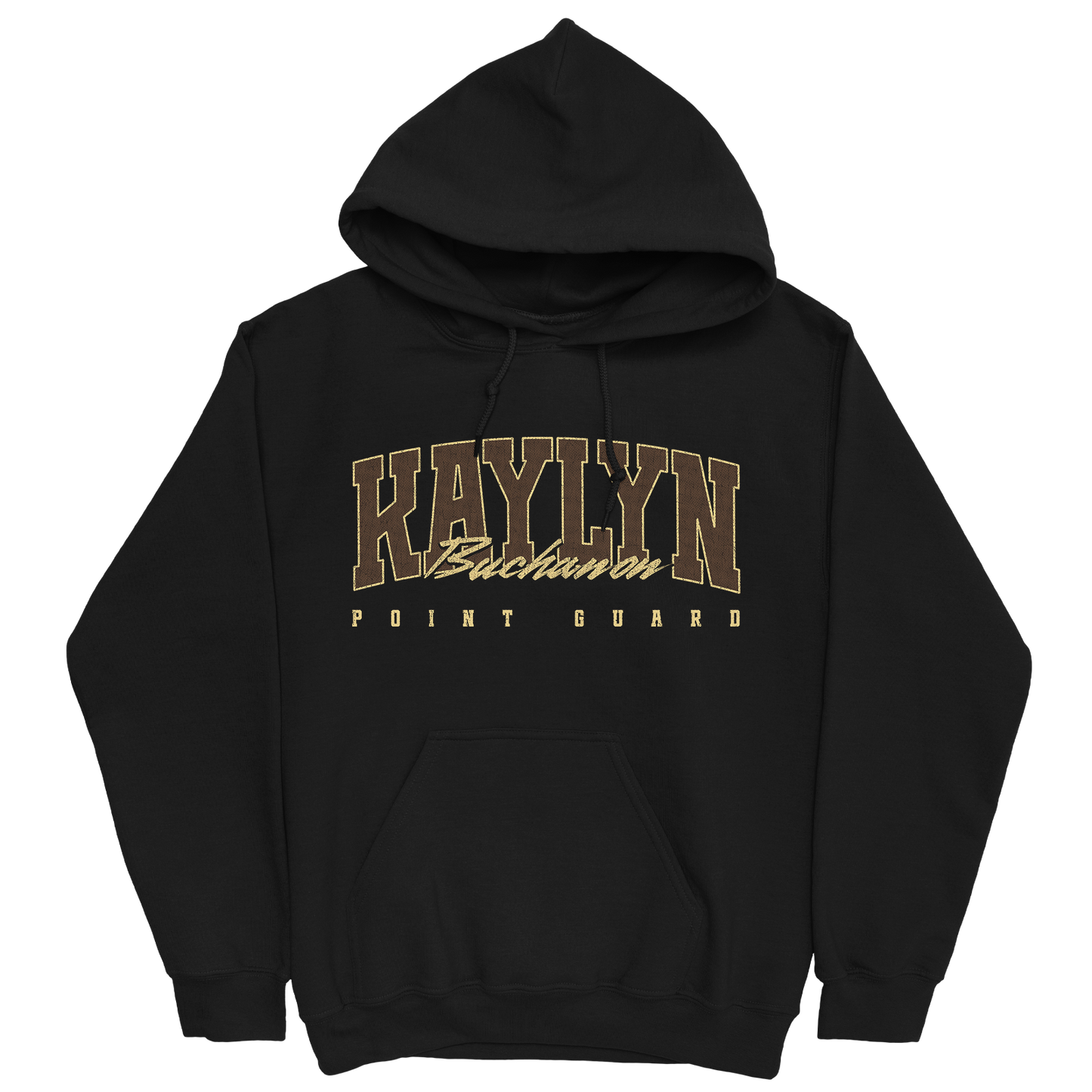 KAYLYN BUCHANON RETRO BLACK HOODIE