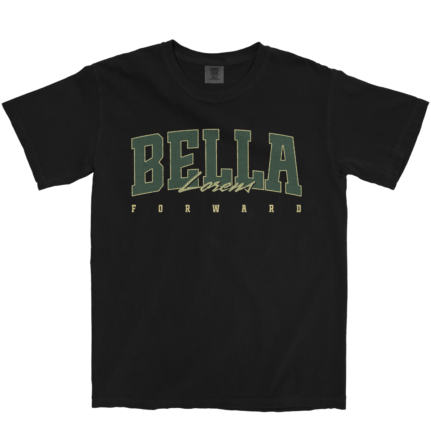 BELLA LORENS RETRO BLACK TEE
