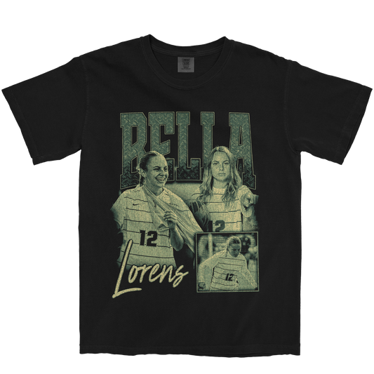 BELLA LORENS GRAPHIC BLACK TEE