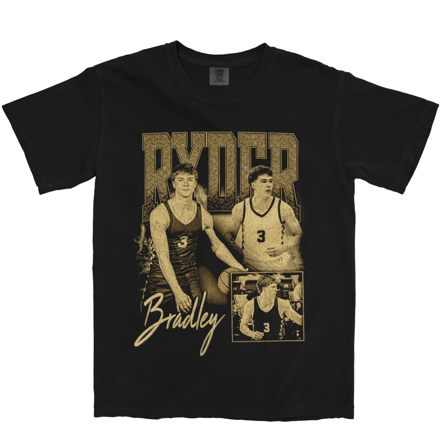 RYDER BRADLEY GRAPHIC BLACK TEE
