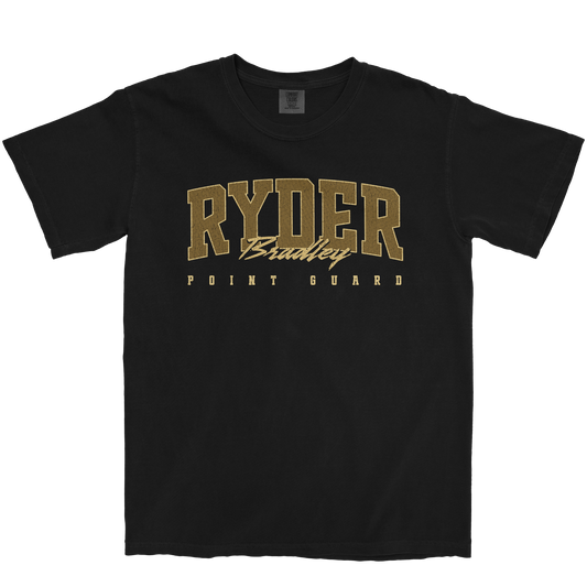 RYDER BRADLEY RETRO BLACK TEE