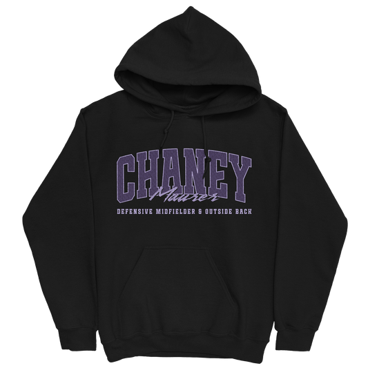 CHANEY MAURER RETRO BLACK HOODIE