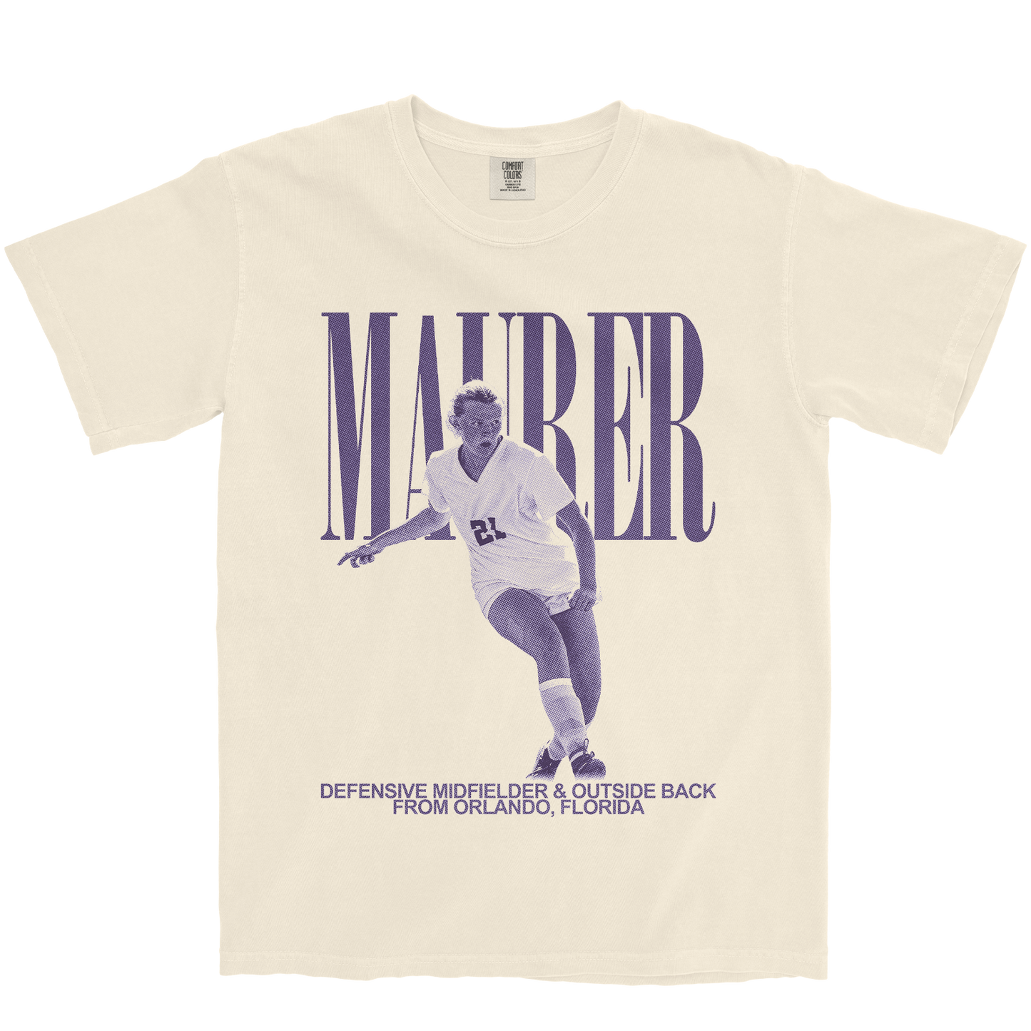 CHANEY MAURER VINTAGE IVORY TEE