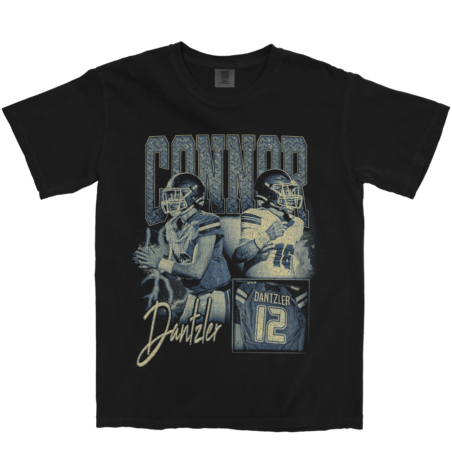 CONNOR DANTZLER GRAPHIC BLACK TEE