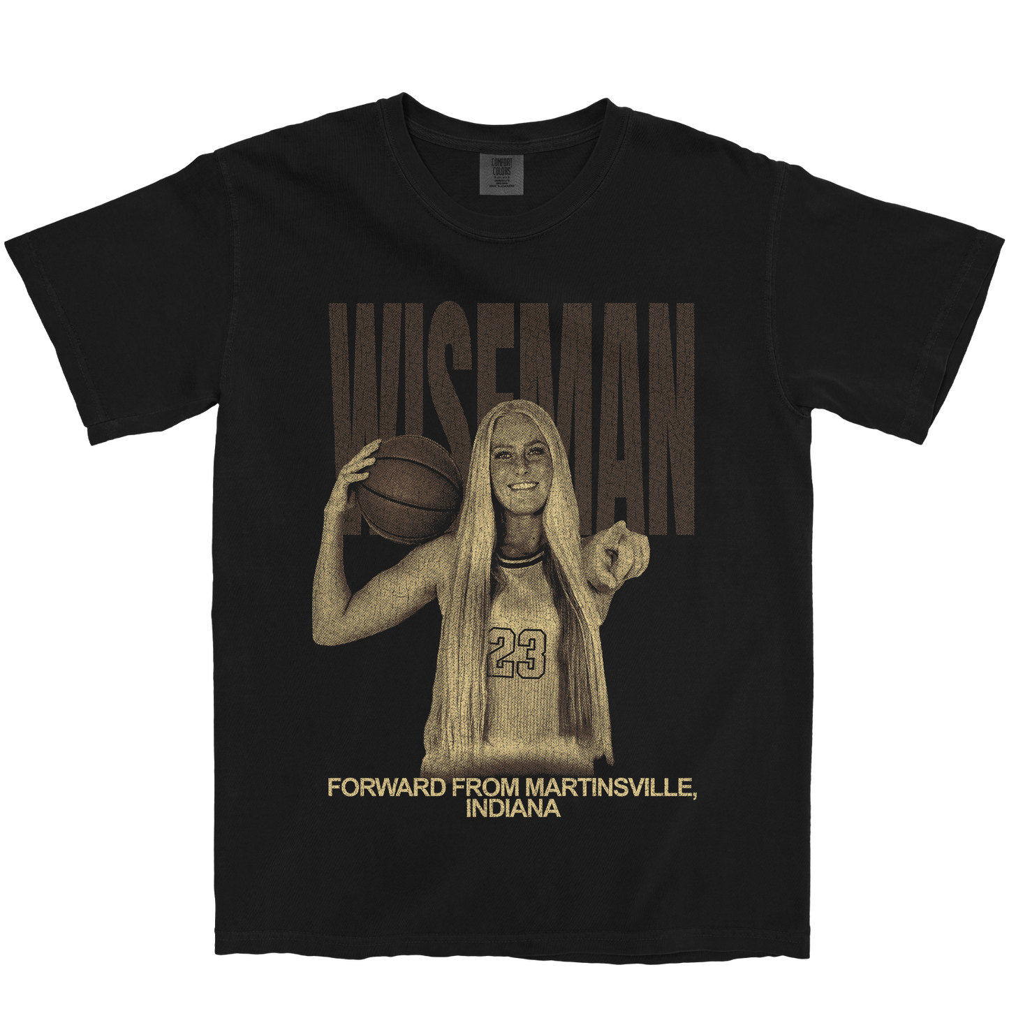 FAITH WISEMAN VINTAGE BLACK TEE