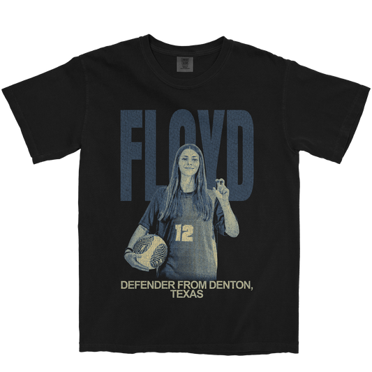KEIRA FLOYD VINTAGE BLACK TEE