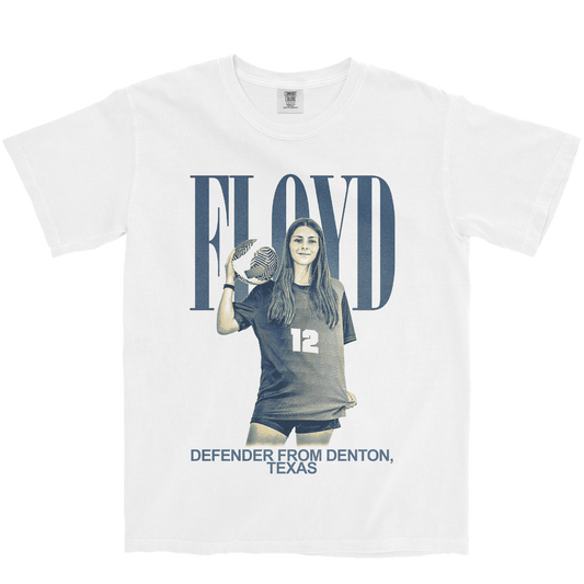 KEIRA FLOYD VINTAGE WHITE TEE