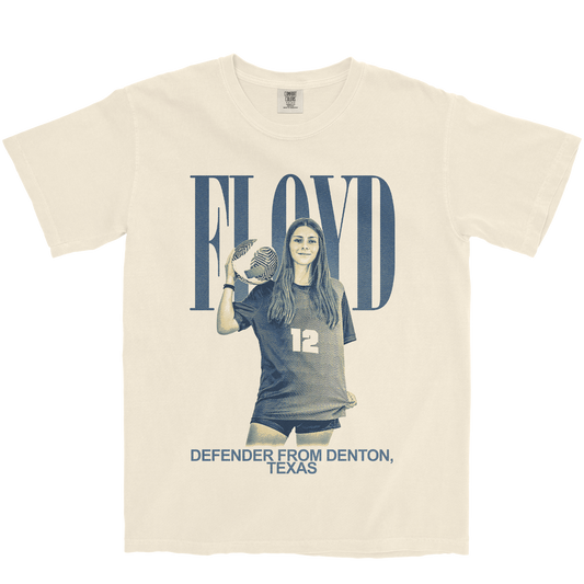 KEIRA FLOYD VINTAGE IVORY TEE