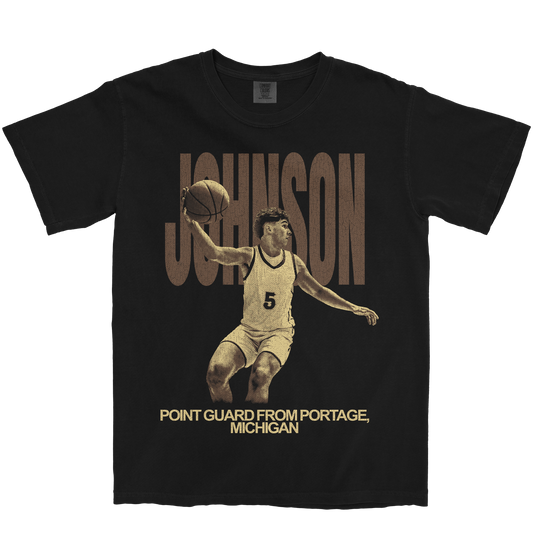 BEN JOHNSON VINTAGE BLACK TEE