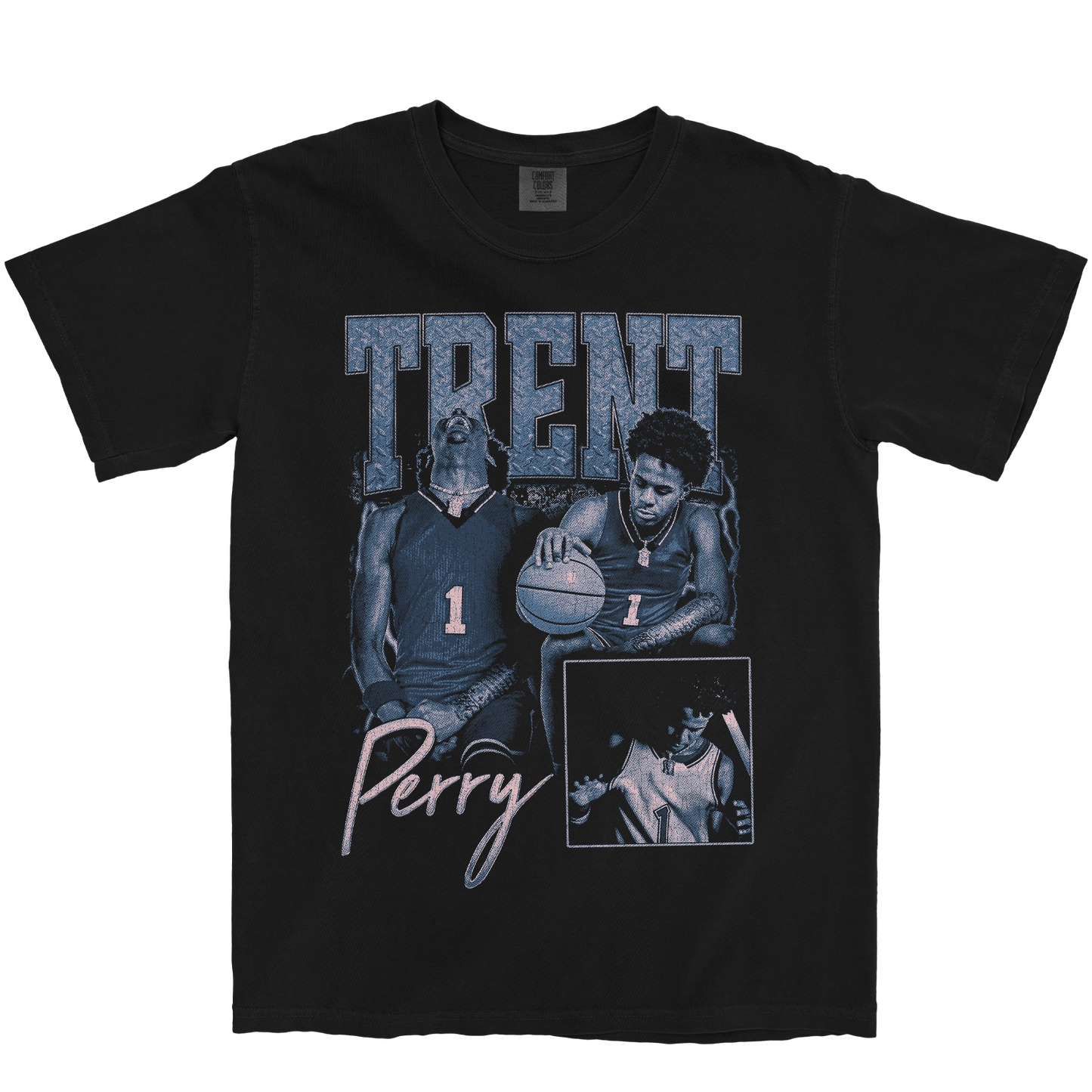 TRENT PERRY GRAPHIC BLACK TEE