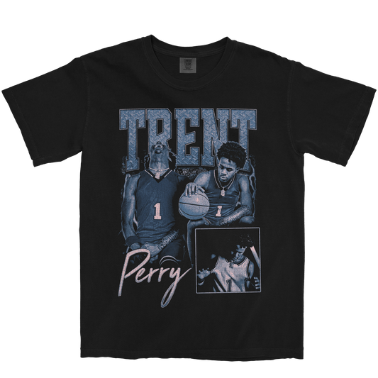 TRENT PERRY GRAPHIC BLACK TEE
