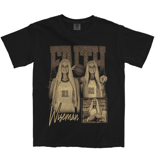 FAITH WISEMAN GRAPHIC BLACK TEE