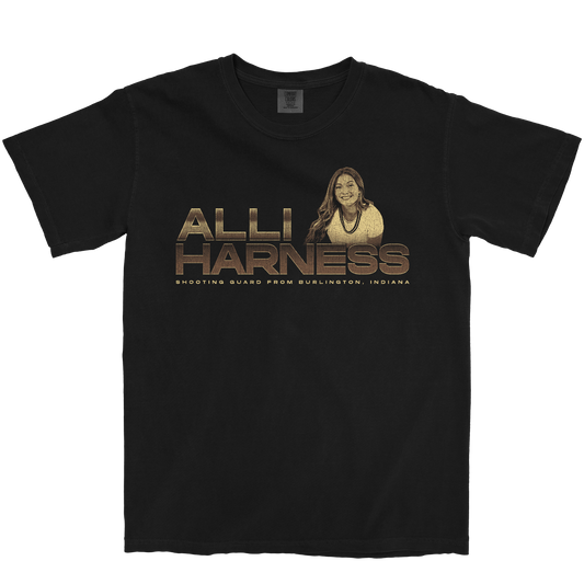 ALLI HARNESS RETRO BLACK TEE