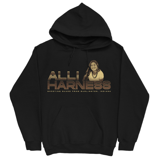 ALLI HARNESS RETRO BLACK HOODIE