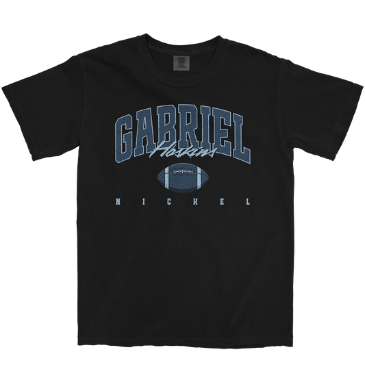 GABRIEL HOSKINS RETRO BLACK TEE