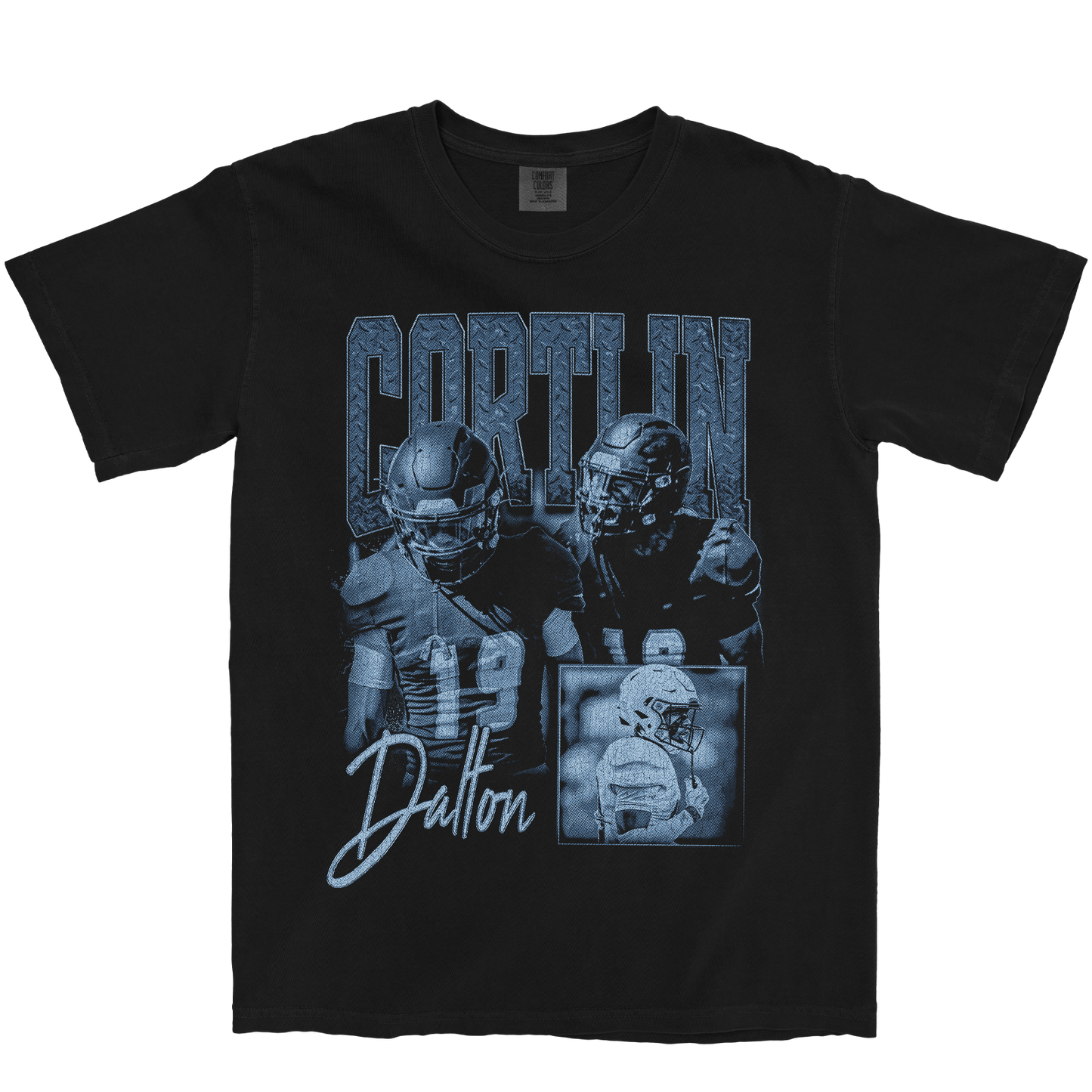 CORTLIN DALTON GRAPHIC BLACK TEE