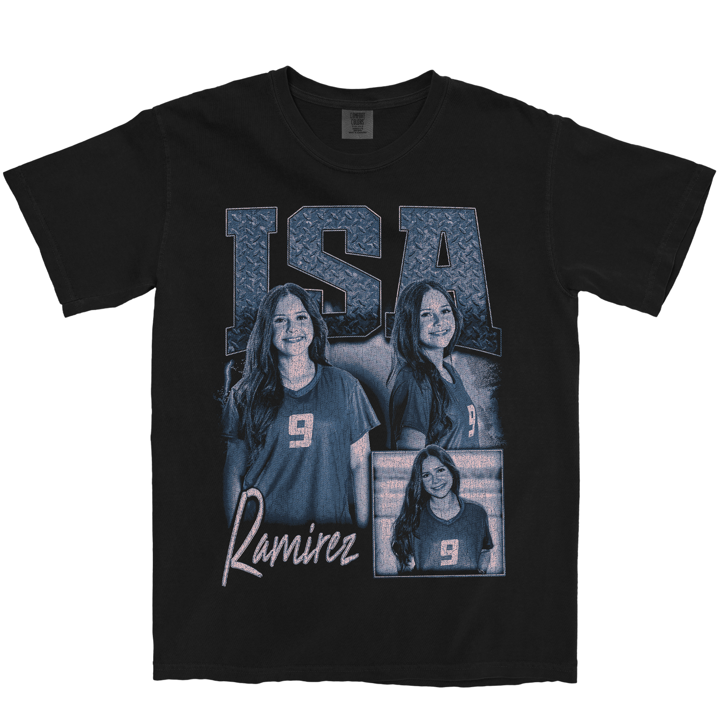 ISA RAMIREZ GRAPHIC BLACK TEE