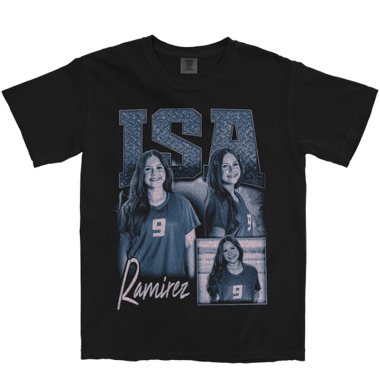 ISA RAMIREZ GRAPHIC BLACK TEE
