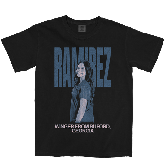 ISA RAMIREZ VINTAGE BLACK TEE