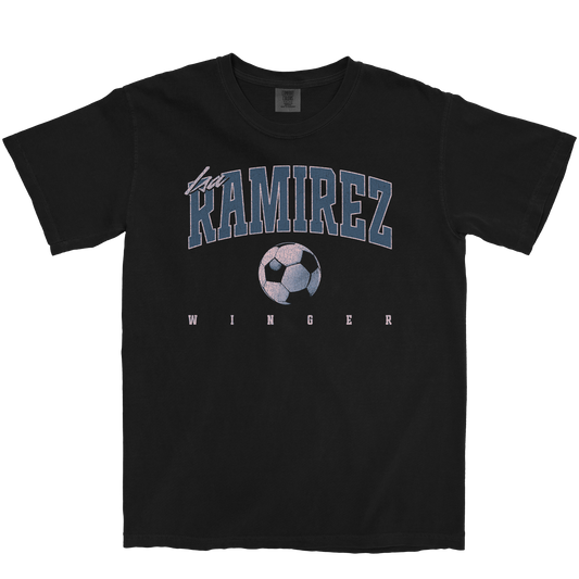 ISA RAMIREZ RETRO BLACK TEE