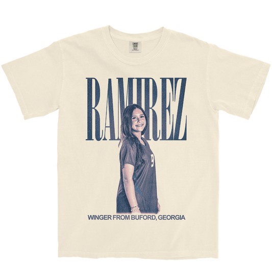 ISA RAMIREZ VINTAGE IVORY TEE