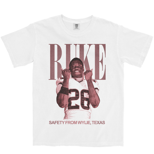 RUKEVWE ERUVWETAGHWARE VINTAGE WHITE TEE
