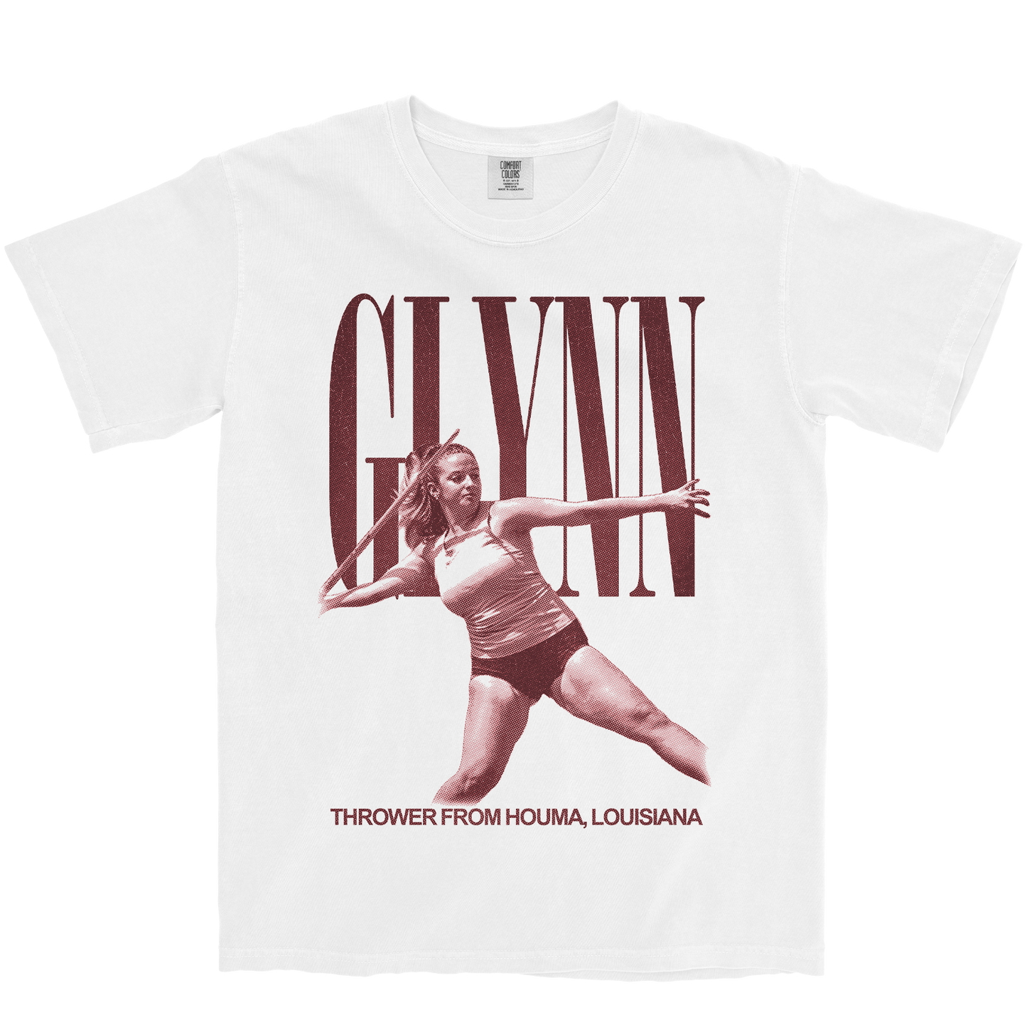 MACKENZIE GLYNN VINTAGE WHITE TEE
