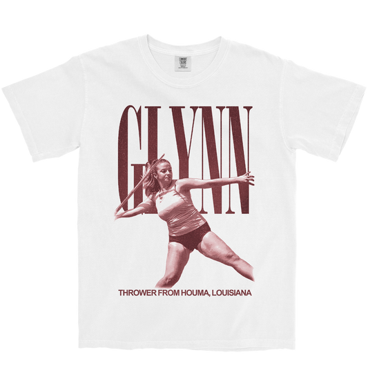 MACKENZIE GLYNN VINTAGE WHITE TEE