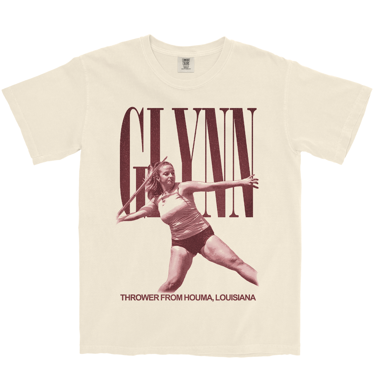 MACKENZIE GLYNN VINTAGE IVORY TEE