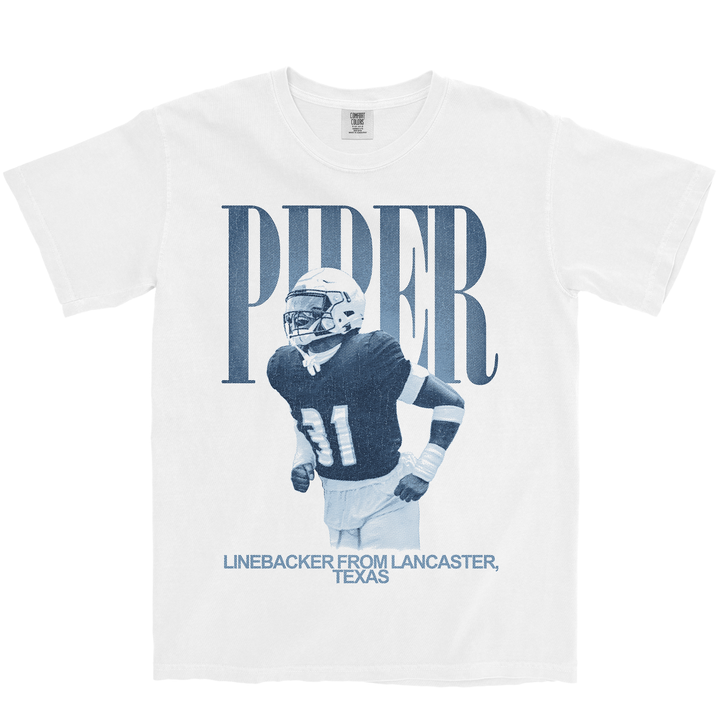 JAMARCUS PIPER VINTAGE WHITE TEE