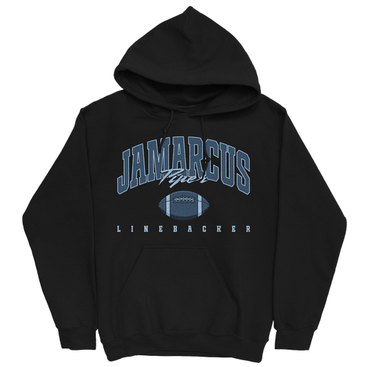 JAMARCUS PIPER RETRO BLACK HOODIE